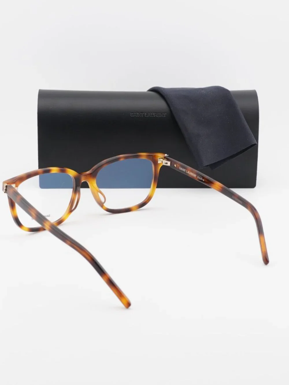 Saint Laurent SLM110F 005 Square Eyeglasses – Havana 55mm - Picture 11 of 11
